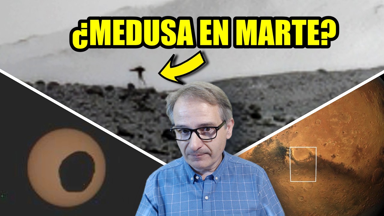 Marte Noticias ▶️ ¿La NASA captó una “Medusa” marciana? · Eclipse de Sol · Cráter Schiaparelli