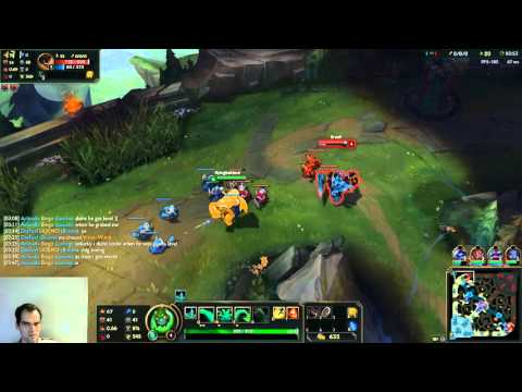 Zac vs Malphite, top lane, diamond, with commentary