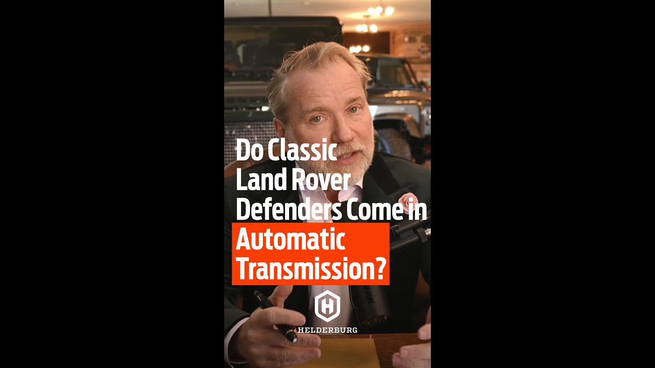 Do Classic Land Rover Defenders Come in Automatic Transmission?