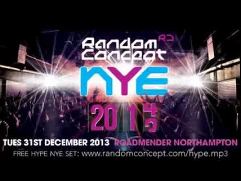 FREE DJ Hype + Eksman + IC3 RANDOM CONCEPT NEW YEARS EVE Midnight set 2012 - 2013