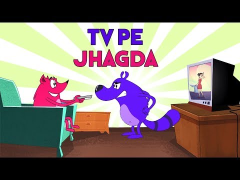 Tv Ka Jagda Ep 27 Pyaar Mohabbat Happy Lucky Indian Cartoon Show KidZ