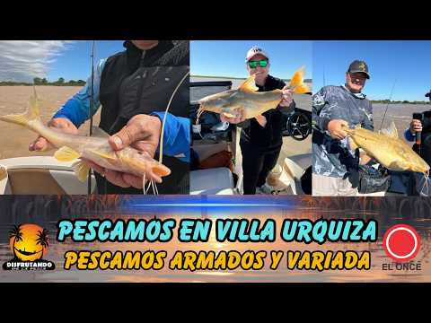Disfrutando de la pesca en Villa Urquiza - Pesca de Armados y Variada