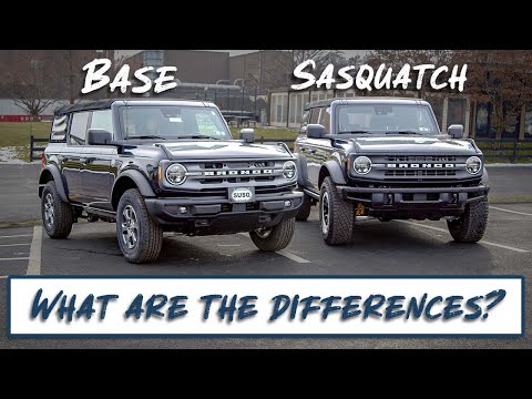 Base Bronco vs Sasquatch Bronco | What are the differences?