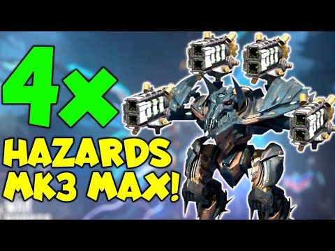 New Medium Weapon HAZARD Mk3 Max Fafnir/Typhon Gameplay War Robots WR
