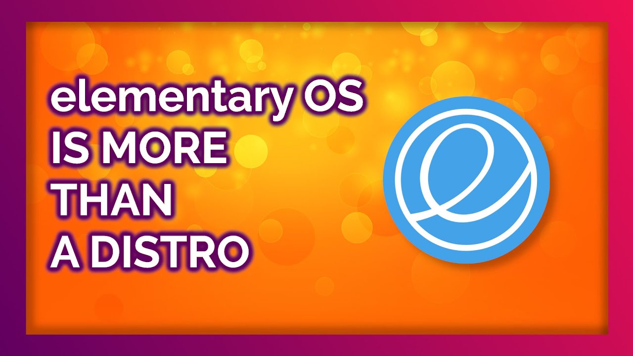 elementary OS is MORE than a Linux distribution...