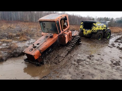 Фото ДТ75 Болотник и Вездеход! Мажор против тракториста в болоте!