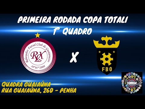Primeira partida 1° Quadro da Copa Totali - Relaxados F.S x FBO FS.