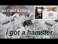 GETTING A HAMSTER