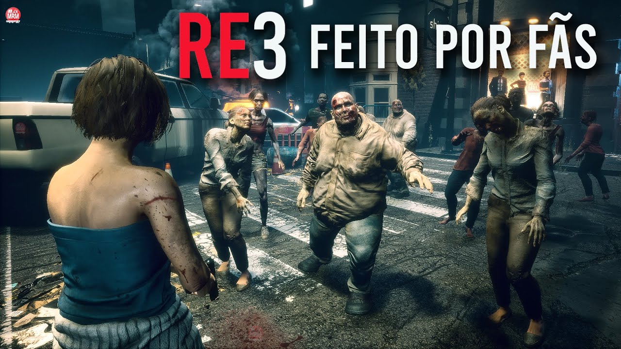 RESIDENT EVIL 3 - REMAKE FEITO POR BRASILEIROS e Dublado em PT-BR | RE3 Fan game (Unreal Engine 4)