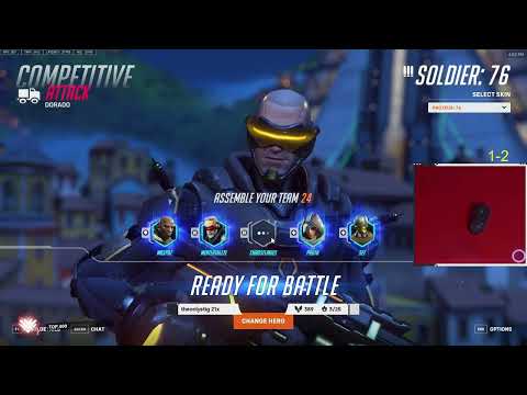 WHAT TOP 500 SOLDIER 76 LOOKS LIKE! Gale Soldier 76 Overwatch 2 Season 4
