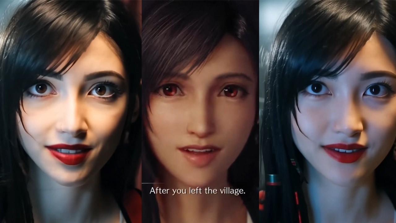 FFVII Remake Characters with ultra-realistic graphics Gen-3 video to video Runway Artificial AI
