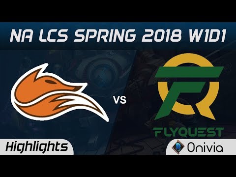 FOX vs FLY Highlights NA LCS Spring 2018 Echo Fox vs Flyquest by Onivia