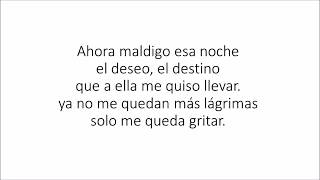 Que la detengan letra/lyrics by David Civera.