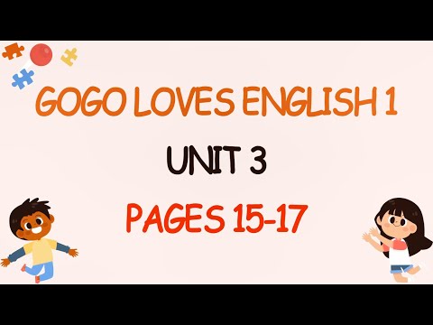 PRE STARTERS 2 | UNIT 3 | PAGES 15-17