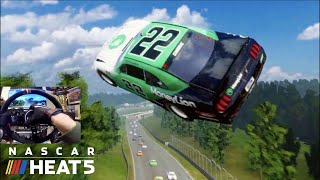 NASCAR Heat 5 GoPro - I LEARN How To FLY!! + Recovery Spin Challenge is HARD!!