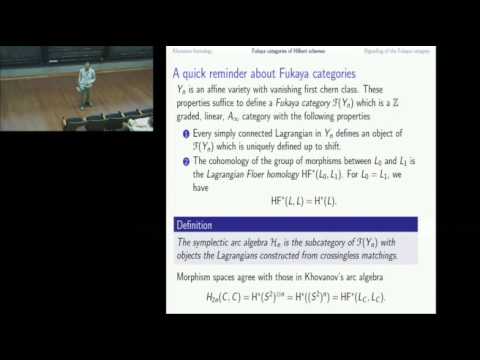 Mohammed Abouzaid - Symplectic Khovanov homology equals Khovanov homology in characteristic 0