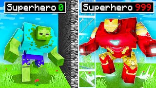 Upgrading MOBS To SUPERHERO MOBS In a Mob Battle!