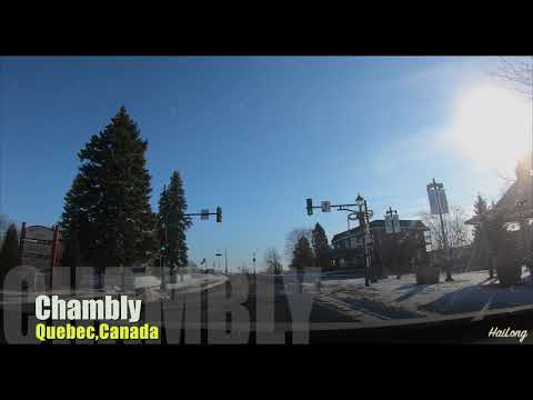 Chambly In Winter, Quebec(Canada)*driving and drone video,*#canada#quebec#mavicair2