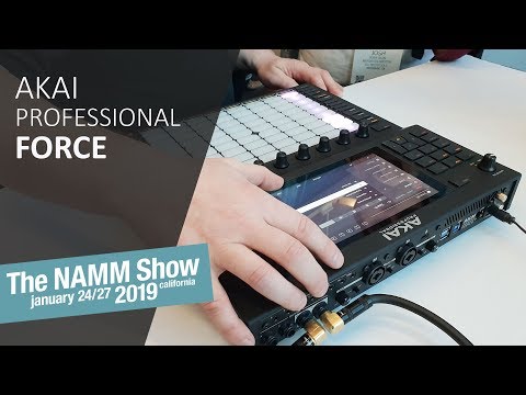 AKAI Force Standalone Sampler / Sequencer @ NAMM 2019