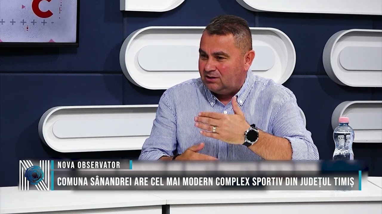 Comuna Sânandrei are cel mai modern complex sportiv din județul Timiș