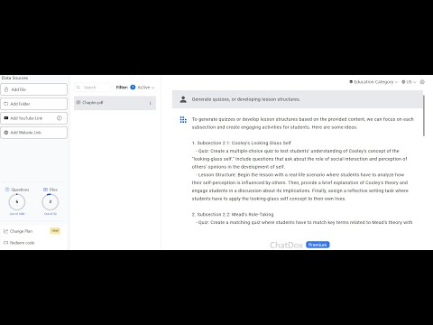 Maximizing Educational Support with ChatDox AI: Tailored Learning Experiences