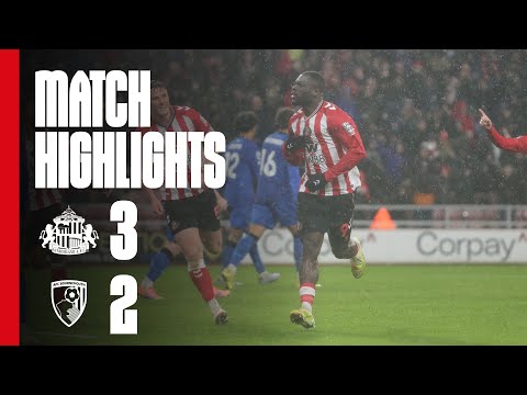 Brobbey Completes Comeback | Sunderland AFC 3 - 2 AFC Bournemouth | Premier League Highlights