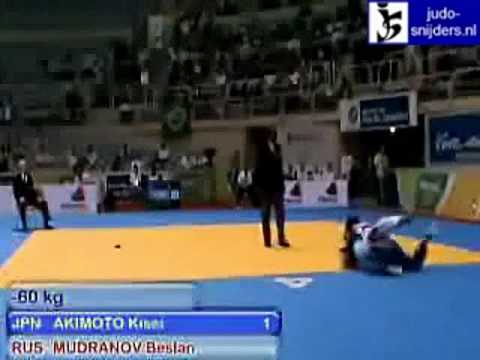 Judo 2009 Rio de Janeiro: Akimoto (JPN) - Mudranov (RUS) [-60kg].