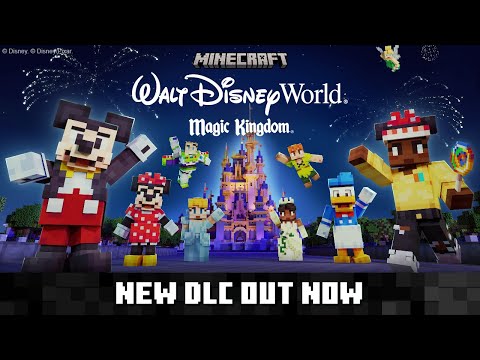 Minecraft x Walt Disney Magic Kingdom DLC: Official Trailer
