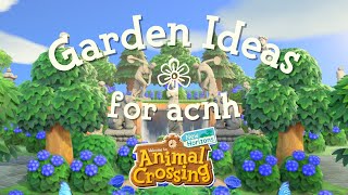 15 Beautiful Garden Ideas for Your Animal Crossing Island!!! // acnh
