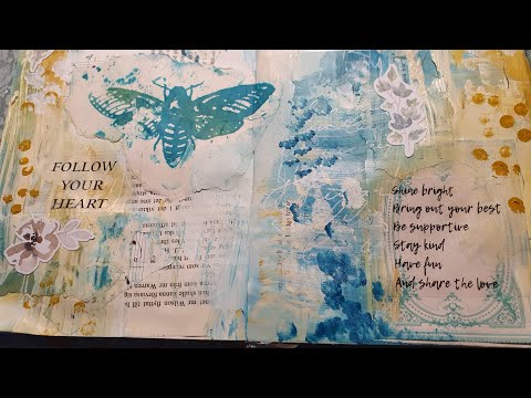 Art journaling  - Follow your heart
