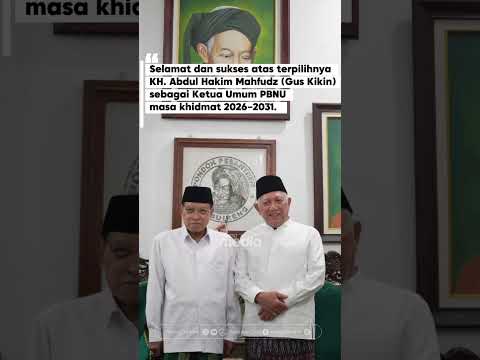 Selamat & sukses atas terpilihnya KH. Abdul Hakim Mahfudz sebagai Ketua Umum PBNU.