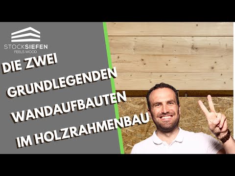 The two basic wall structures in timber frame construction - Timber frame construction