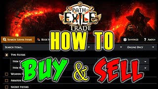 How to BUY and SELL ITEMS in Path of Exile? | Learn to BUY and SELL GEAR in Path of Exile in 2021