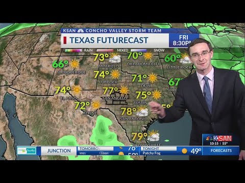 KSAN 10pm Weather - Thursday October 25, 2018