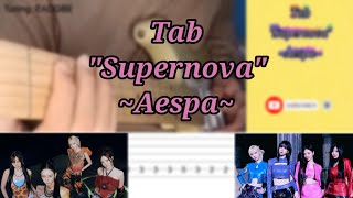 Aespa - Supernova Electric Guitar Cover [With TAB]