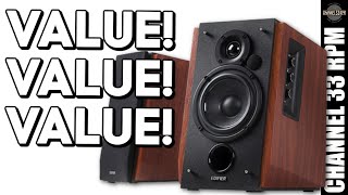 Video thumbnail for Cheap powered speakers even an audiophile could love | Edifier R1700BT review by Channel 33 RPM