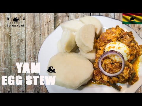 Nutritious Egg stew with yam !!! How to prepare an egg stew