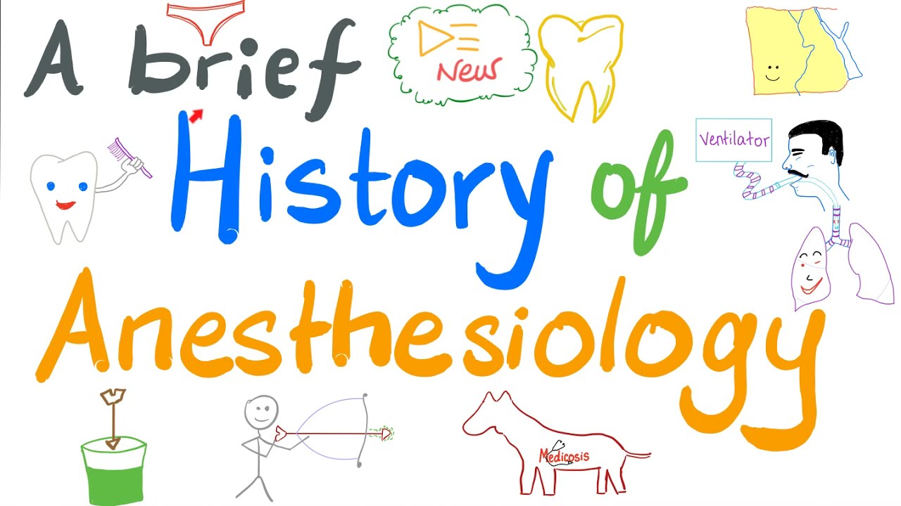 A Brief History of Anesthesiology | New Playlist 🤩