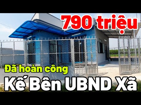 Nhà mới xây giá rẻ 790 triệu đã hoàn công gần UBND xã Long Chữ Tây Ninh cách Tỉnh Lộ 150m TPHCM 70km