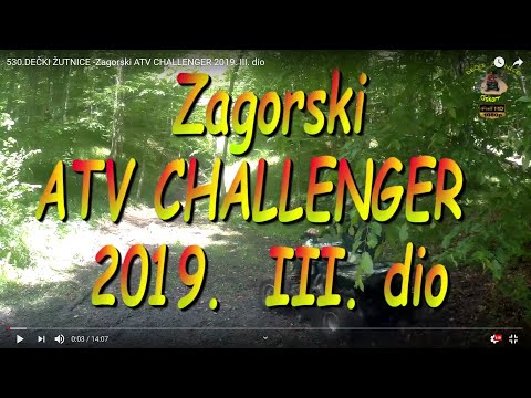 530.DEČKI ŽUTNICE -Zagorski ATV CHALLENGER 2019.  III.  dio