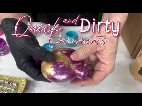 #260. QUICK & DIRTY ORNAMENTS #art #sheleeartstyle #fluidartist #artist