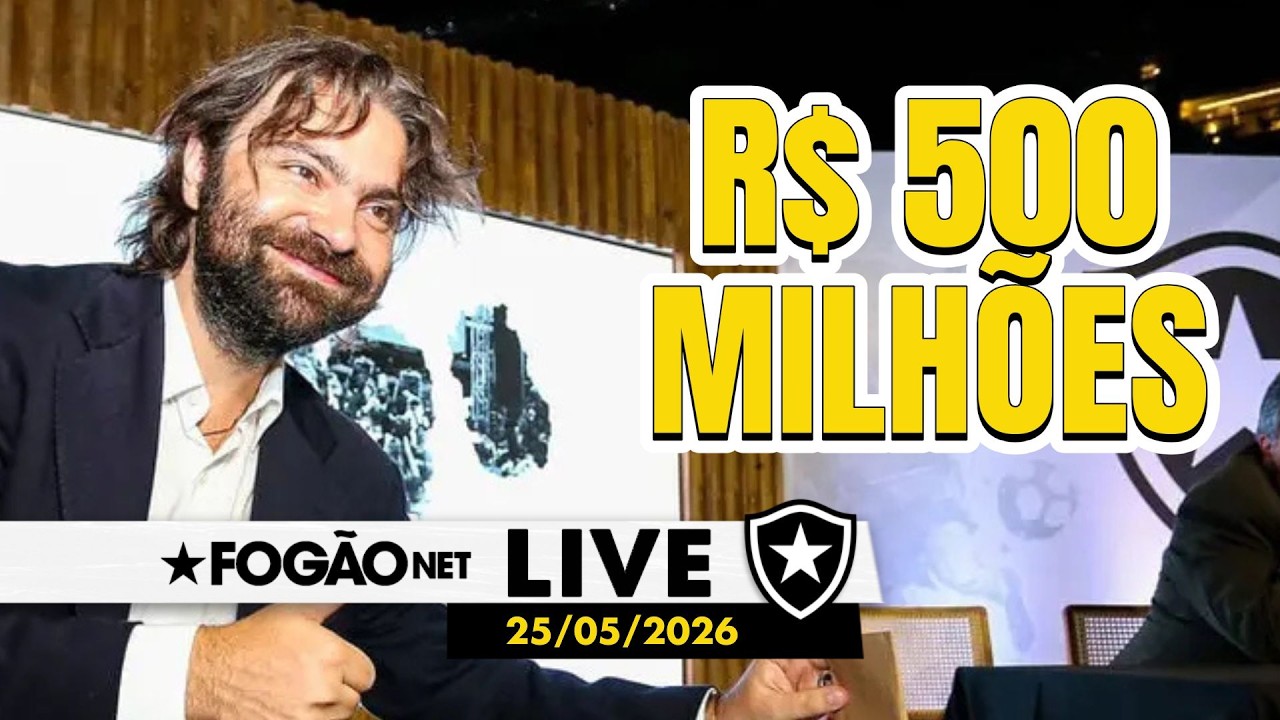 LIVE | GDA aportaria R$ 500 milhões no Botafogo; acordo prevê reembolso de € 25 milhões