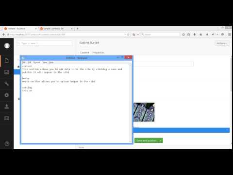 introduction of the umbraco sections