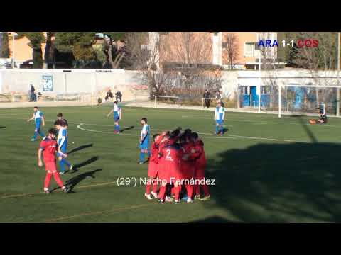 Aravaca CF 1-2 CD Coslada / Los goles / Preferente G1 - J18 / 2018-19