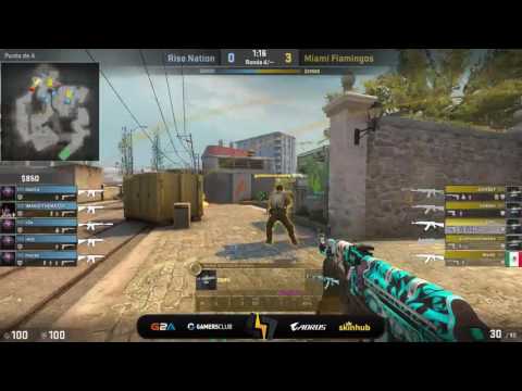 [ES] Miami Flamingos vs Rise Nation | Dreamhack Valencia Open Qualifiers | Overpass