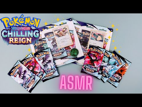 ASMR Pokemon Chilling Reign (Blisters vs Loose Packs - Which Give Better Pulls?)