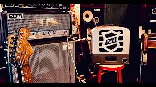 Video thumbnail for 1971 West Labs Fillmore Amp into a 1940s Bell and Howell, Filmosound, single 12 cab. by SuperPlanetk