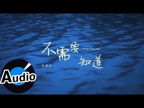 韋禮安 Weibird Wei - 不需要知道 You Don't Need to Know（官方歌詞版）- 電視劇《我的男孩》片尾曲