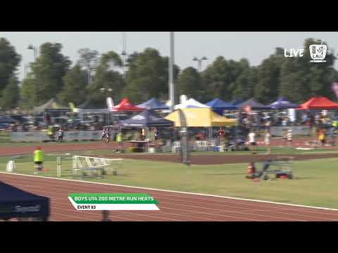 Boys U14 200m Heat 1 - 2019 State Track and Field Championships // LAVicTV