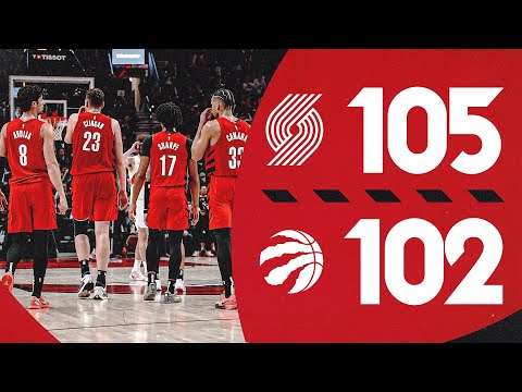Portland Trail Blazers 105, Toronto Raptors 102 | Game Highlights | March 16, 2025